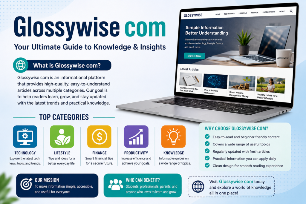 Glossywise com Explained: Features, Content Categories, Benefits, and Everything You Should Know